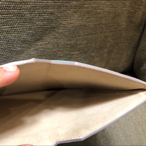 Auth Proenza Schouler Blue Green Leather Case EUC - Picture 11 of 13